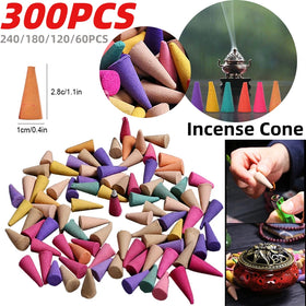 🌿 Mixed Natural Reflux Tower Incense Cones